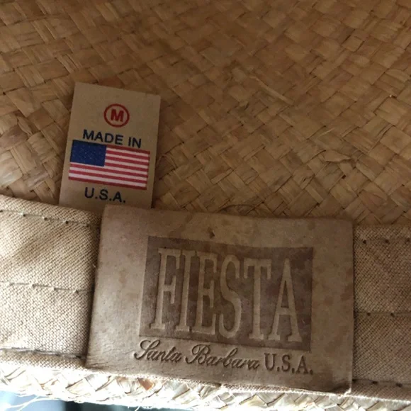 Fiesta cowboy/Cowgirl Straw Hat OS - Picture 9 of 12